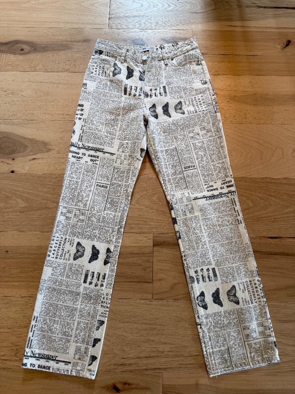 Newsprint Jeans